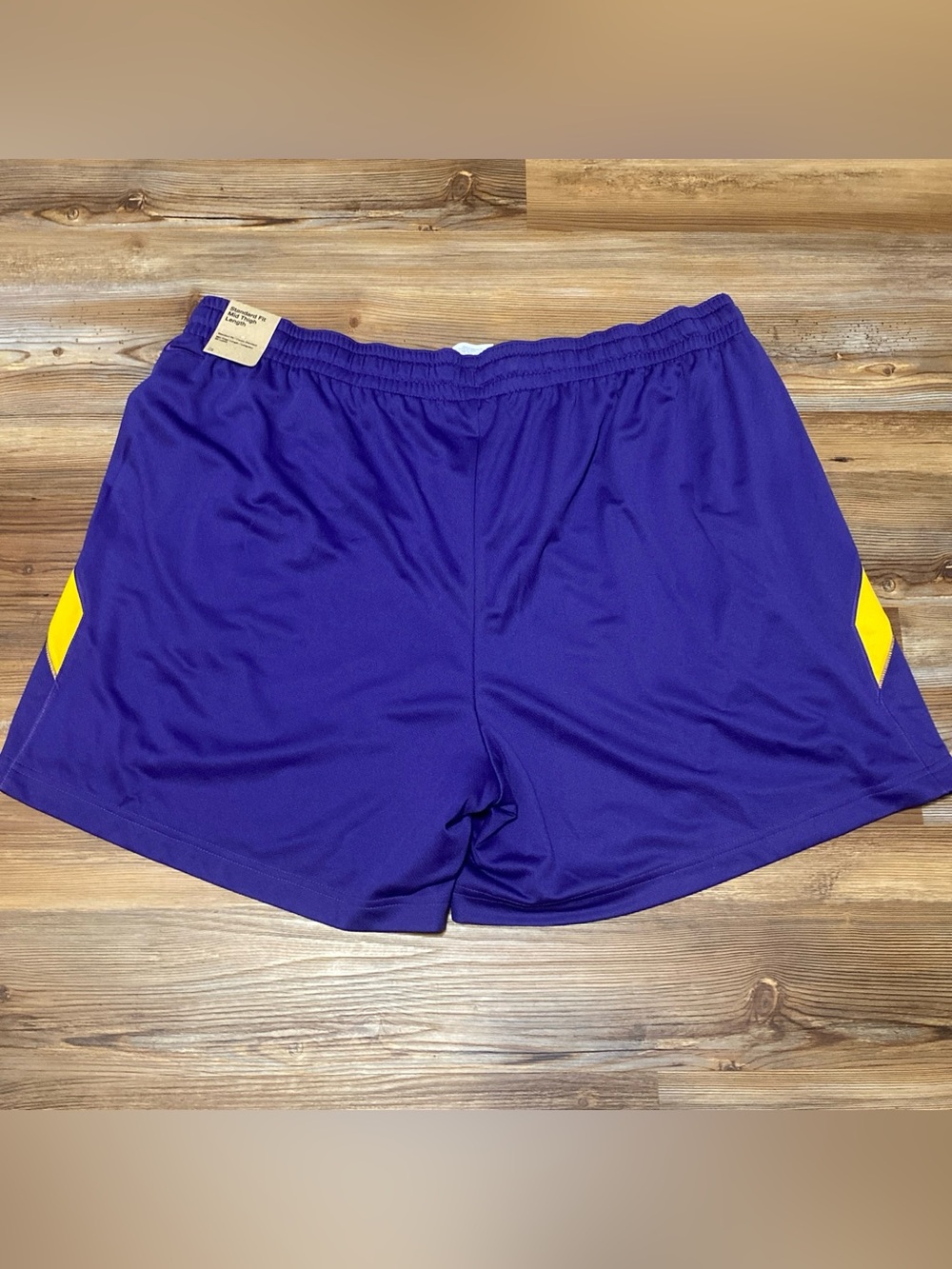 New XXL Nike Kobe Dri-Fit Basketball Shorts Purple Gold Yellow HJ8103-547 Men - Picture 3 of 4